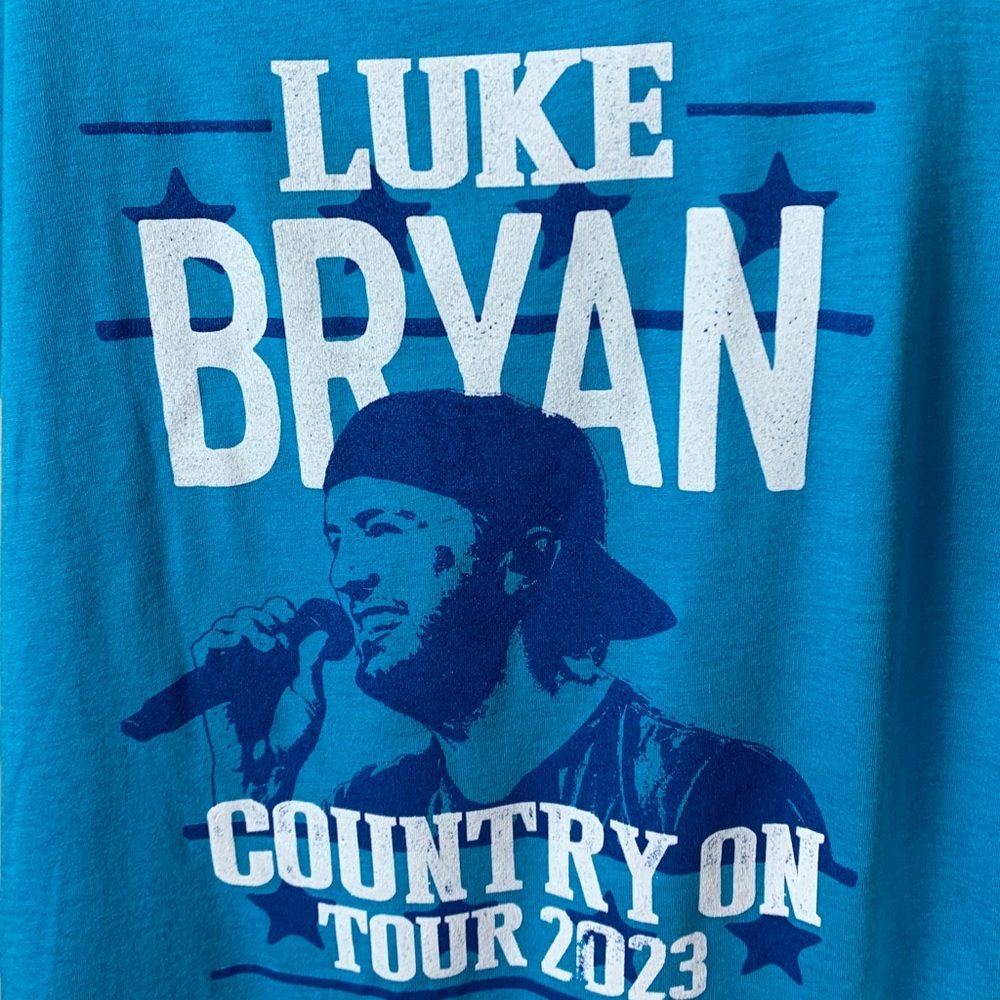 Luke Bryan Country On Tour 2023 Tank Top  NEW! - Picture 2 of 4